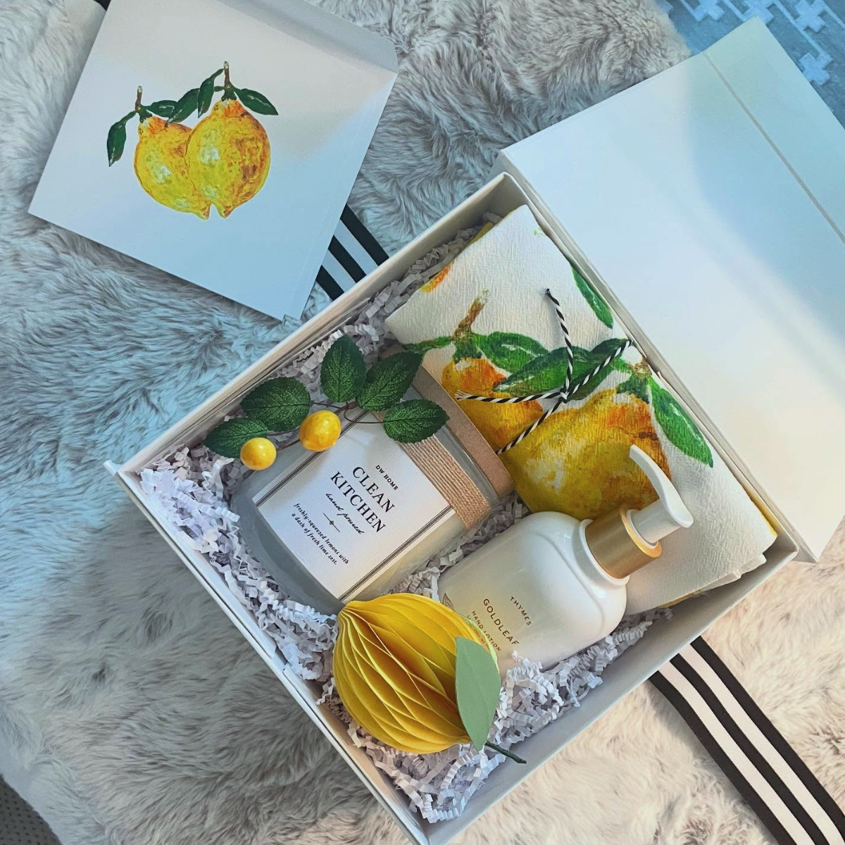 Lemon-themed curated gift